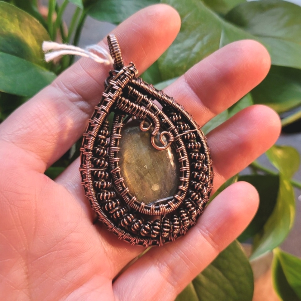 Large Labradorite Pendant